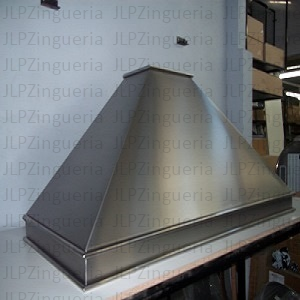 Campana gastronómica de acero inoxidable